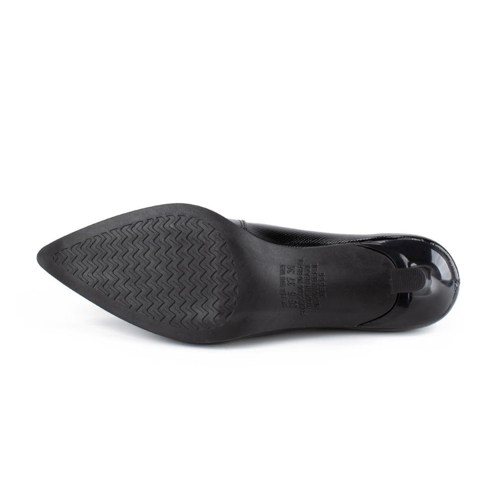 Scarpin Mississipi de Salto Alto Feminino ME915 Preto 5