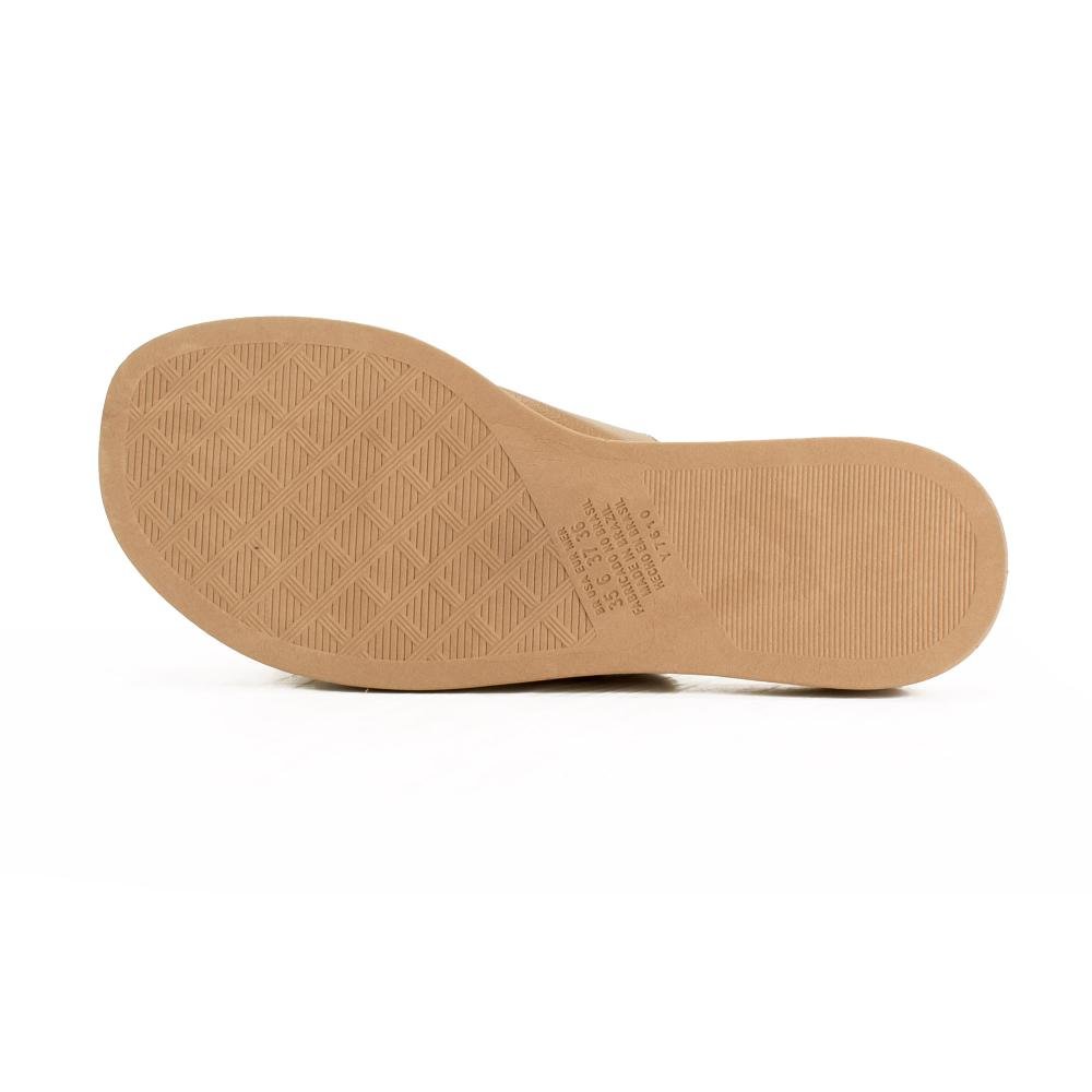 Slide Dakota Flatform Feminina Y9393 Marrom Claro 5