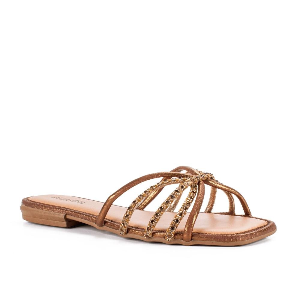 Slide Mississipi Feminina MF841 Bronze 1