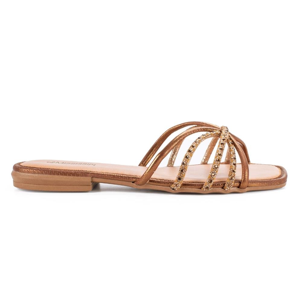Slide Mississipi Feminina MF841 Bronze 3