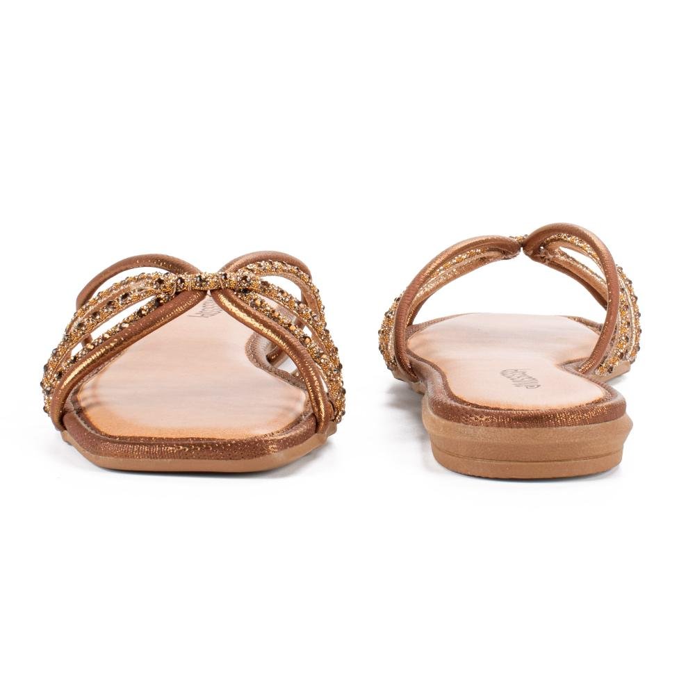 Slide Mississipi Feminina MF841 Bronze 6