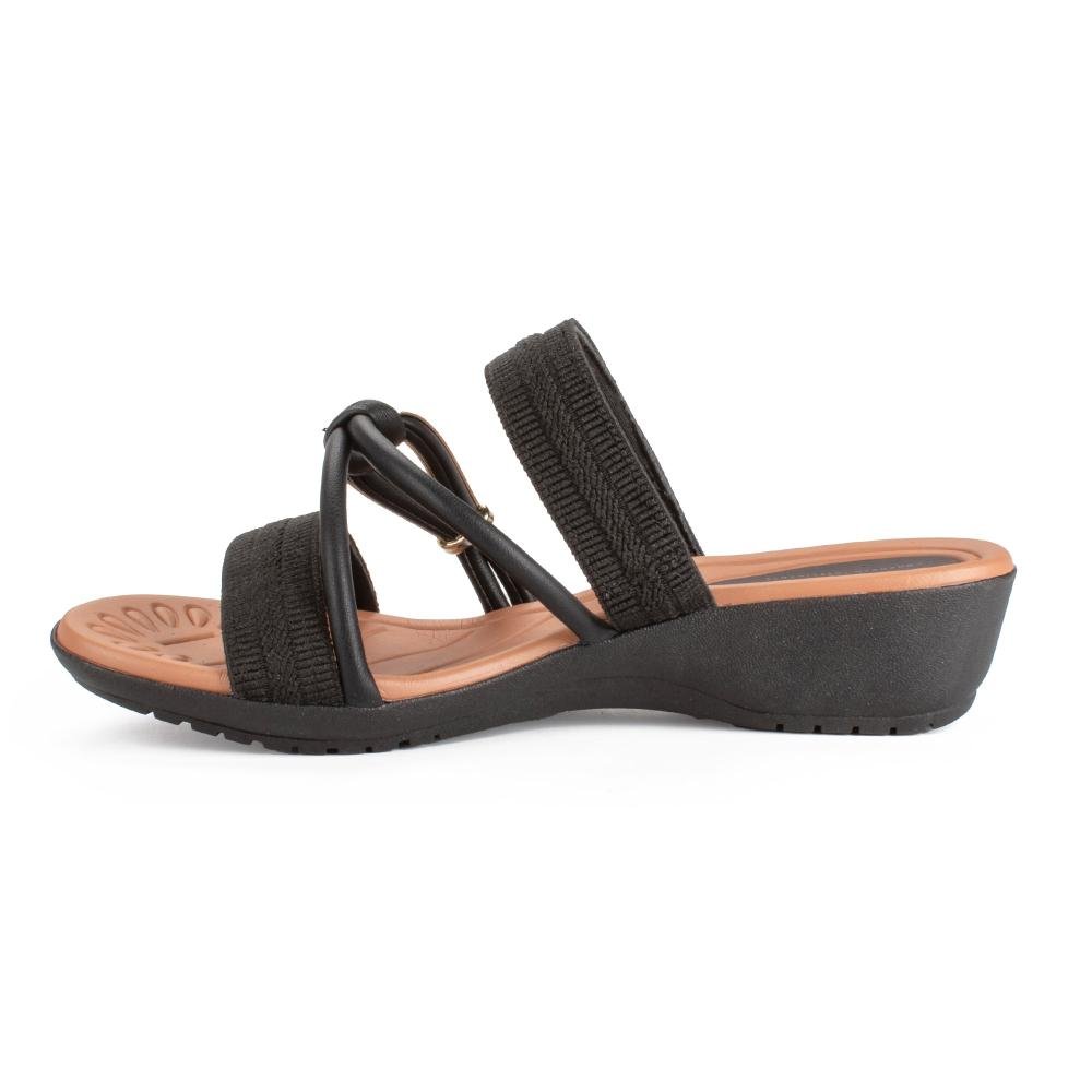 Tamanco Campesí Anabela Feminina CE232 Preto 3