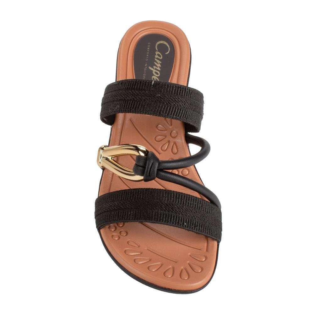 Tamanco Campesí Anabela Feminina CE232 Preto 5