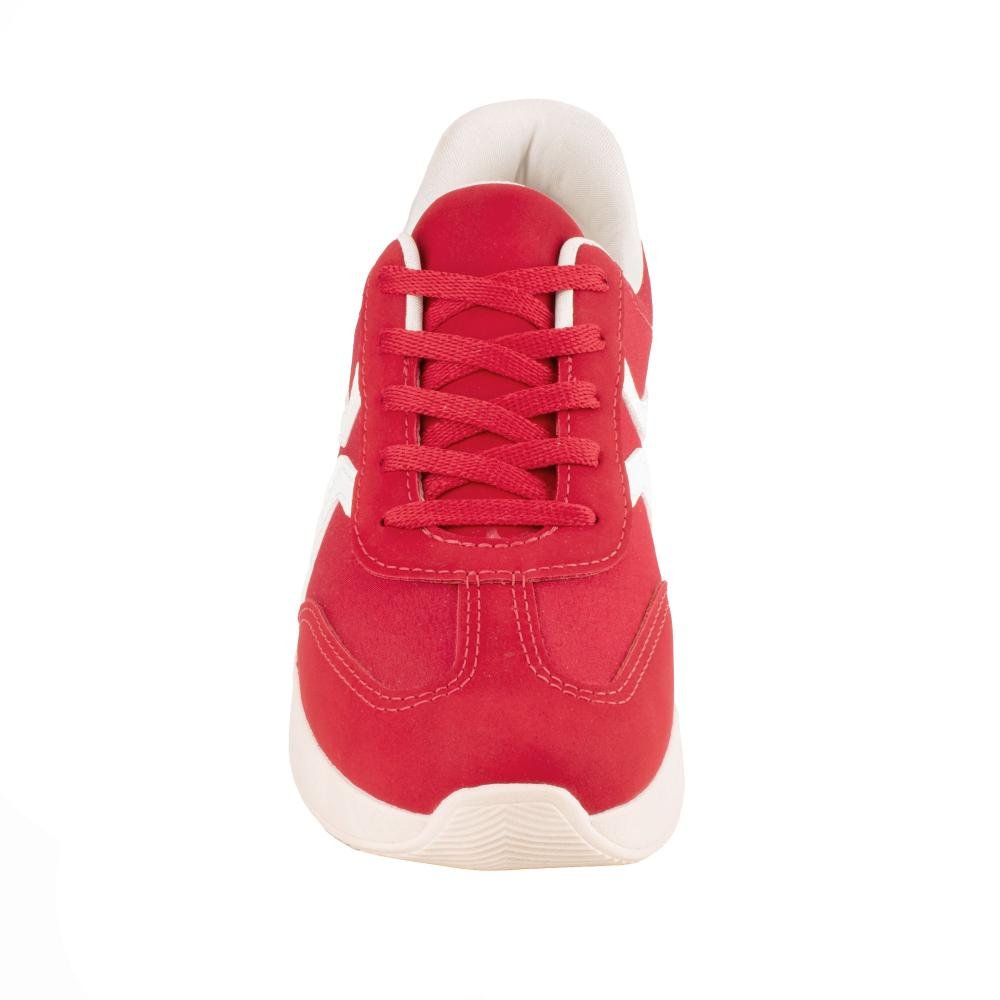 Tênis Mississipi Jogging Feminino MF632 Vermelho 6