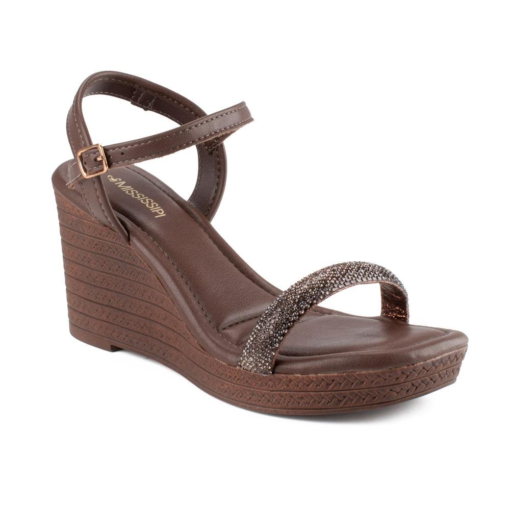 Sandália Mississipi Anabela Feminina MF513