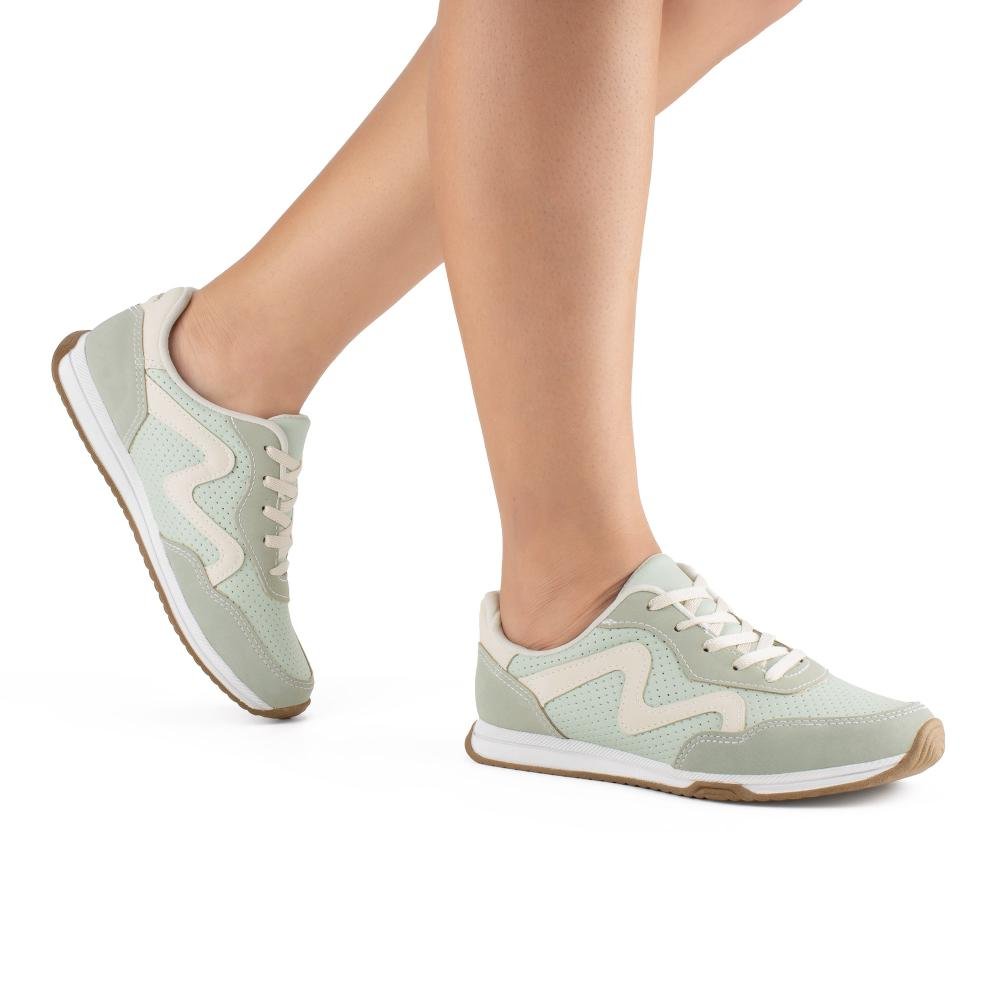 Tênis Mississipi Jogging Feminino MF581 Verde 2