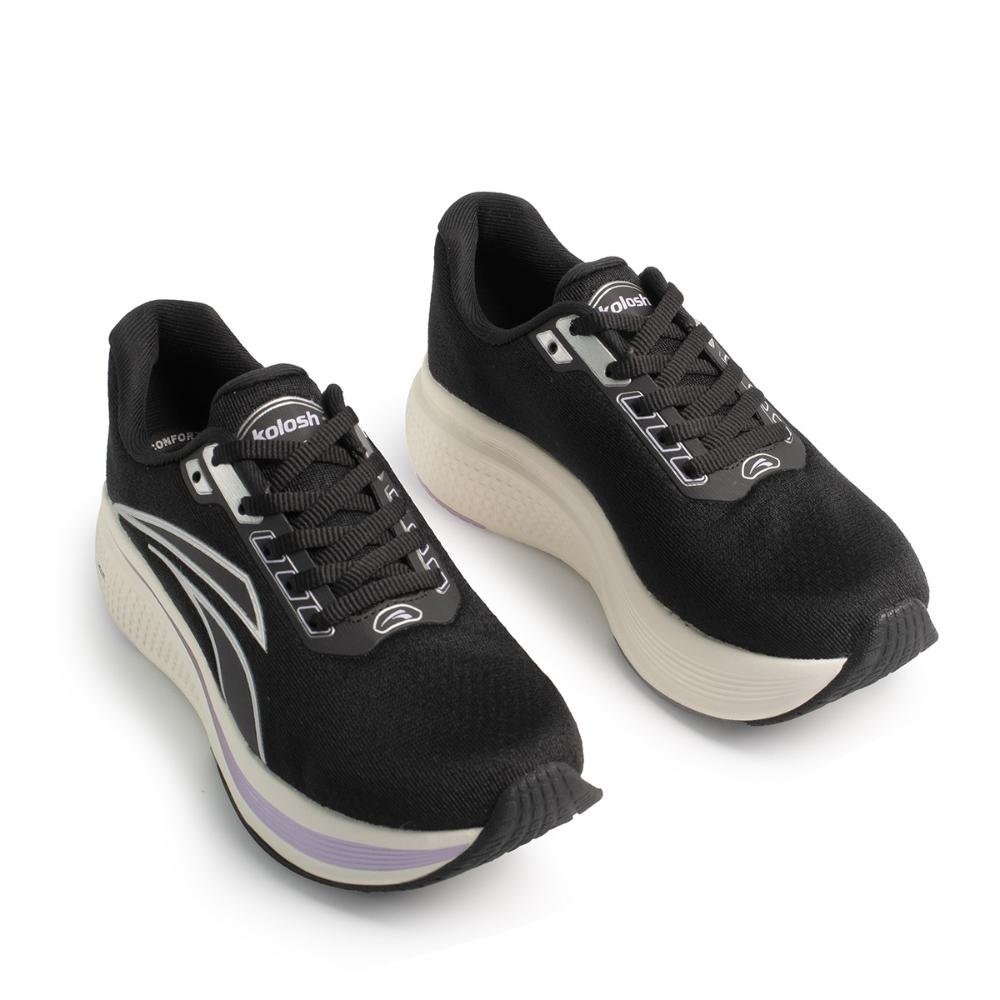 Tênis Kolosh Esportivo Feminino E0624 Preto 5