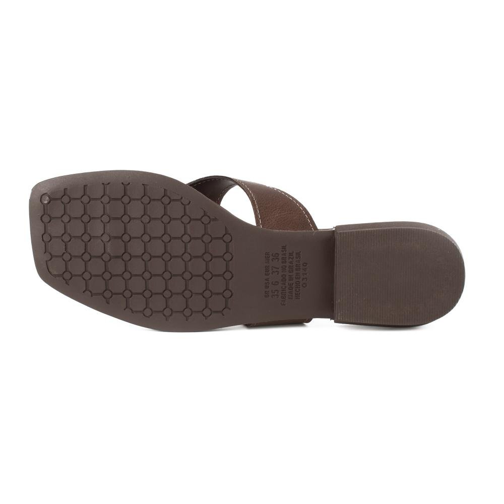 Chinelo Mississipi Feminina MF322 Marrom 5