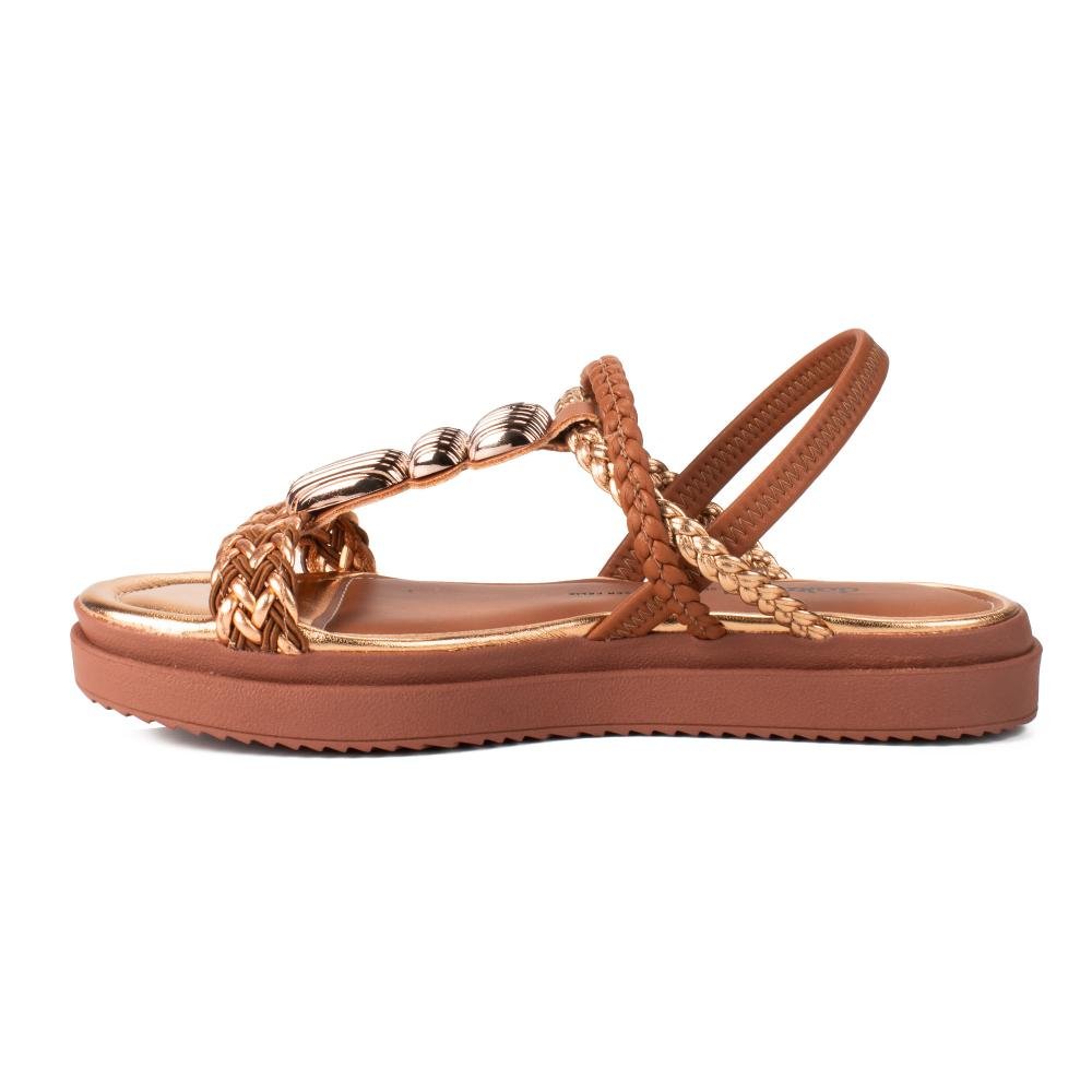 Sandália Dakota Flatform Feminina Y9284 Caramelo 4