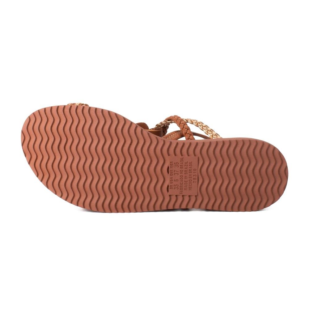 Sandália Dakota Flatform Feminina Y9284 Caramelo 5