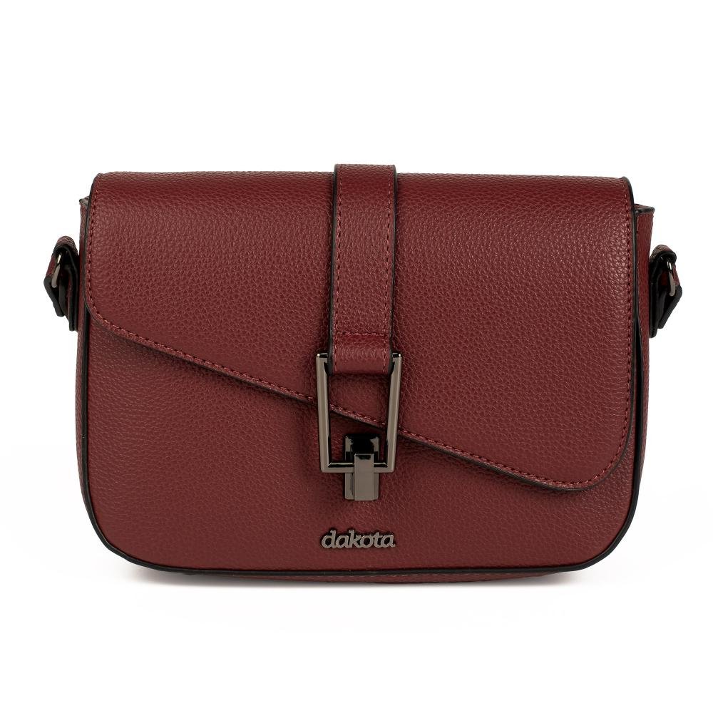 Bolsa Dakota Transversal Feminina DK192 Bordô 2