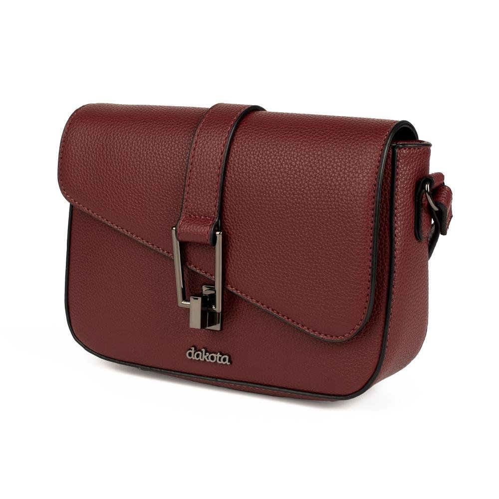 Bolsa Dakota Transversal Feminina DK192 Bordô 3