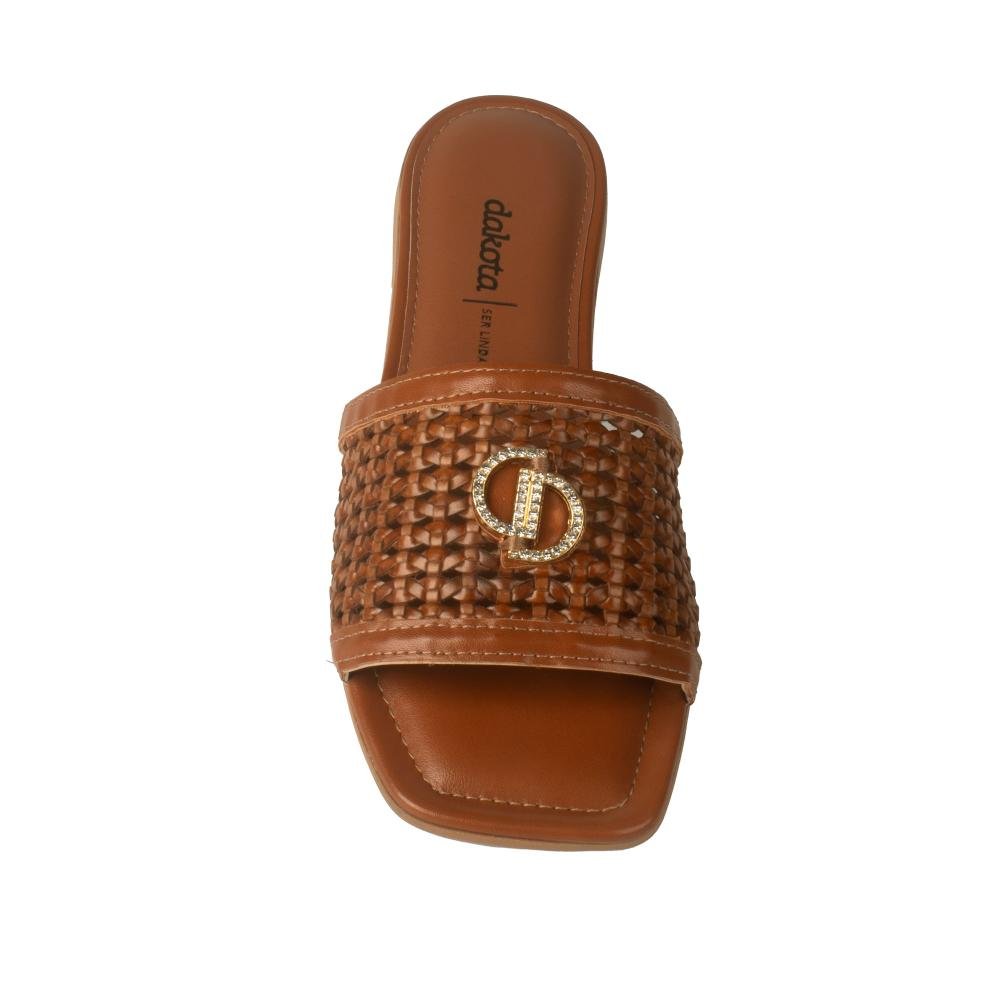 Slide Dakota Feminina Y9933 Caramelo 6