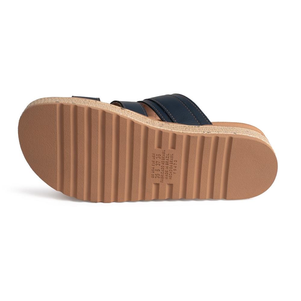 Slide Dakota Flatform Feminina Y9471 Azul Marinho 5