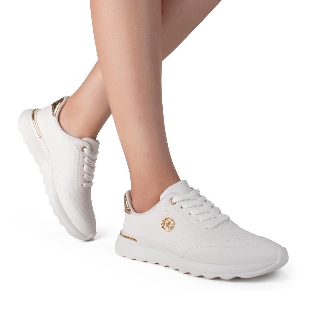Tênis Dakota Jogging Feminino D0901 Branco 2