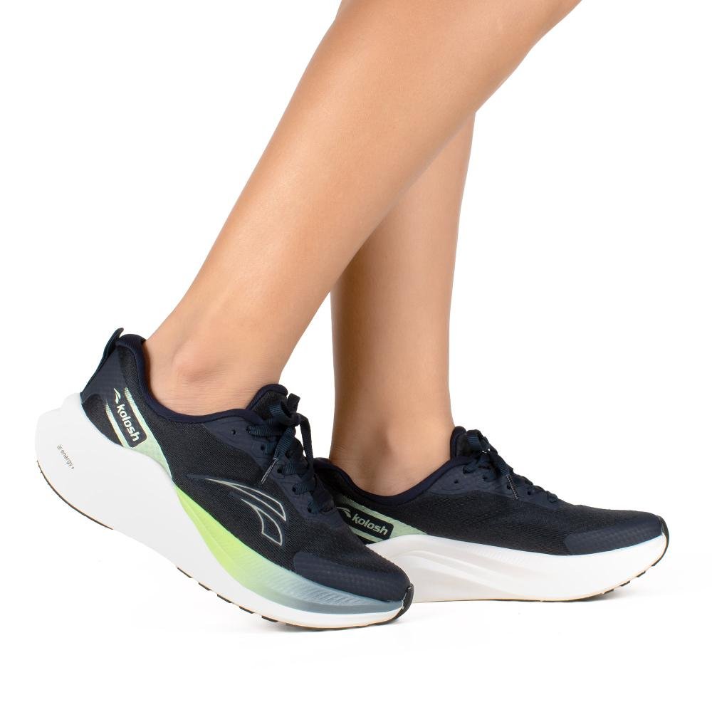 Tênis Kolosh Esportivo Feminino E0467 Azul Marinho 2