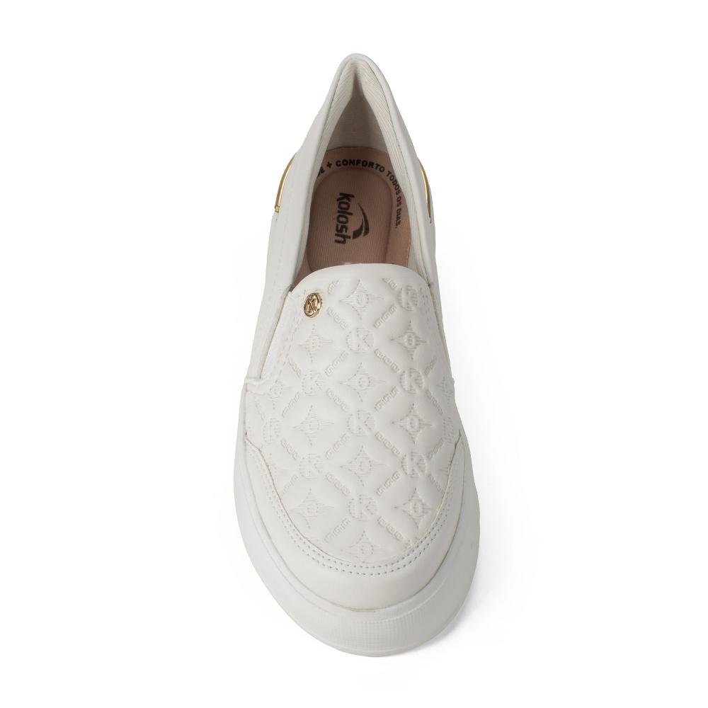 Tênis Kolosh Slip On Feminino C4283 Branco 6