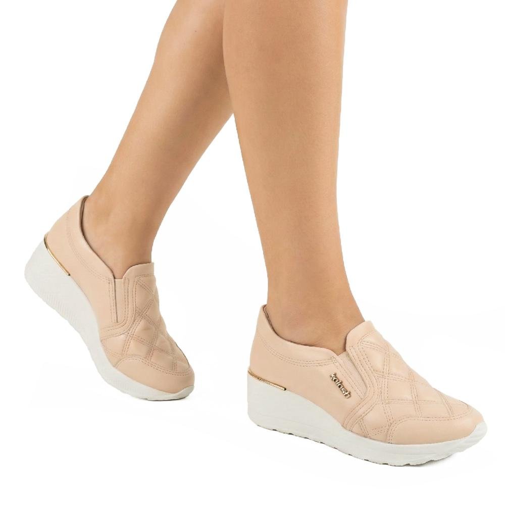 Tênis Kolosh Upper Slip On Feminino C1419A Bege 2