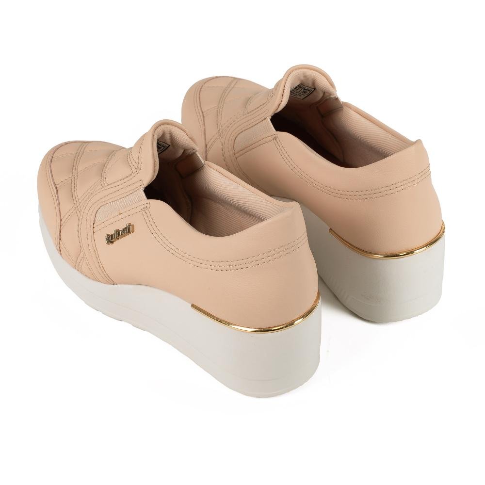 Tênis Kolosh Upper Slip On Feminino C1419A Bege 6