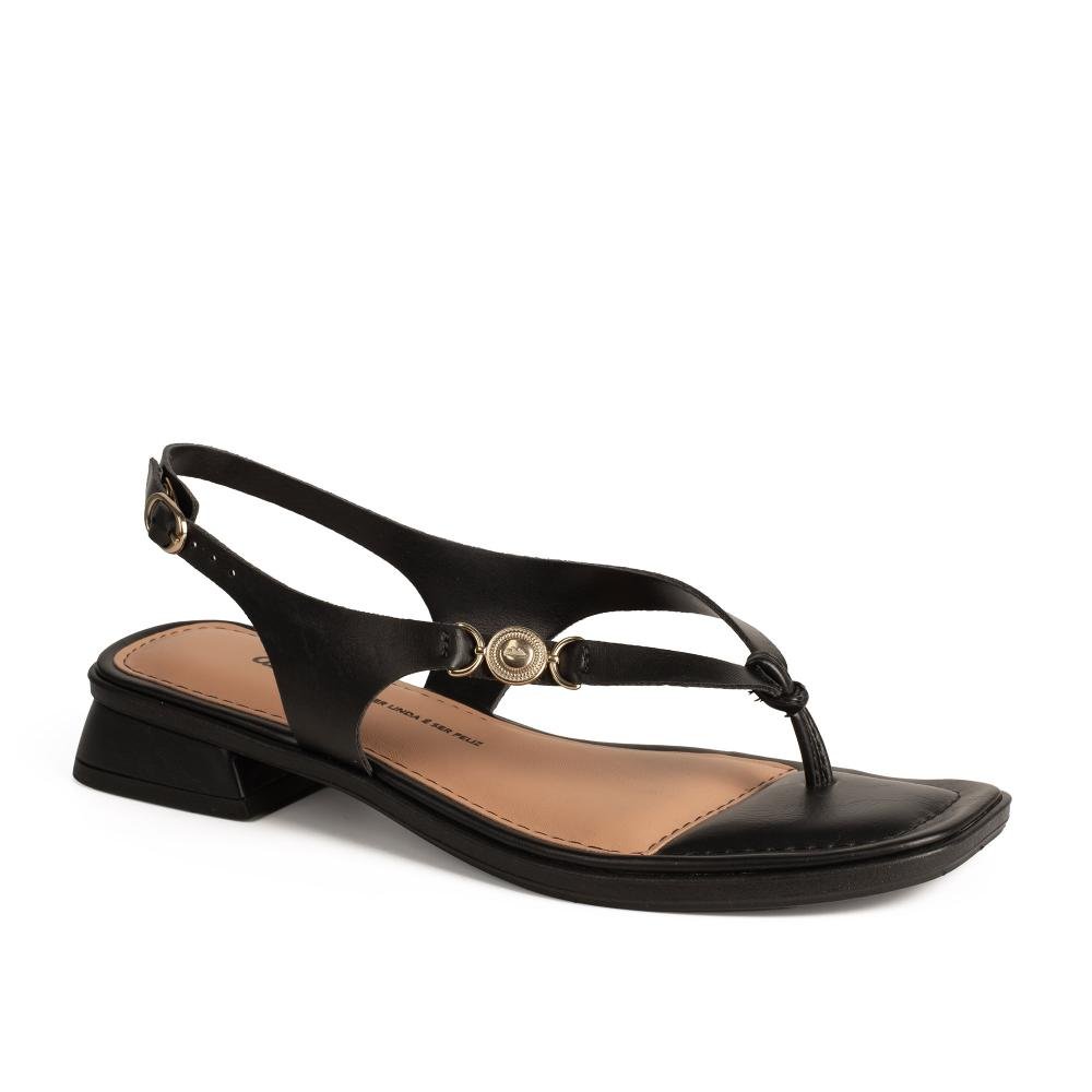 Sandália Dakota de Salto Baixo Feminina Y8876 Preto