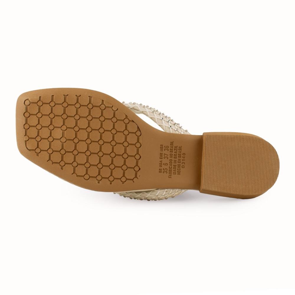 Chinelo Mississipi Feminina MF831 Bege 5