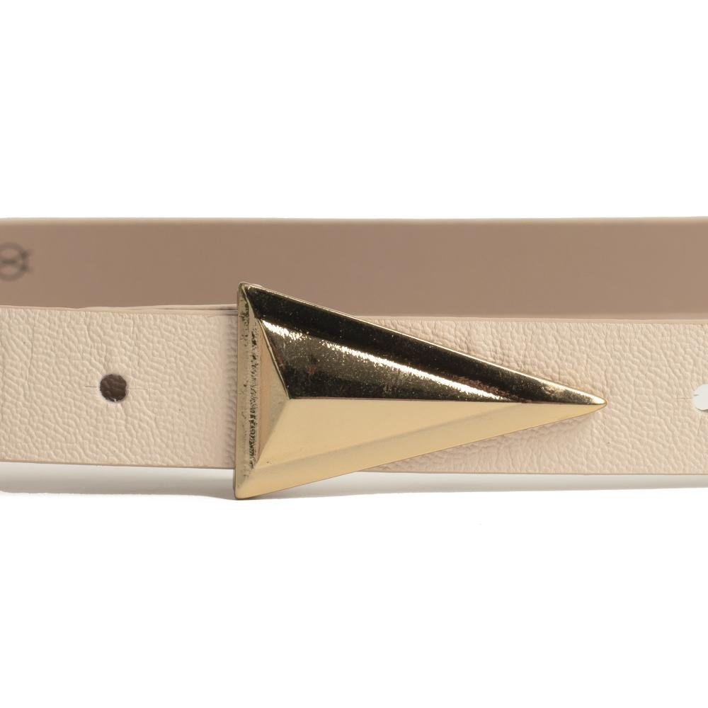 Cinto Dakota Em Couro Feminino CI021 Bege 4
