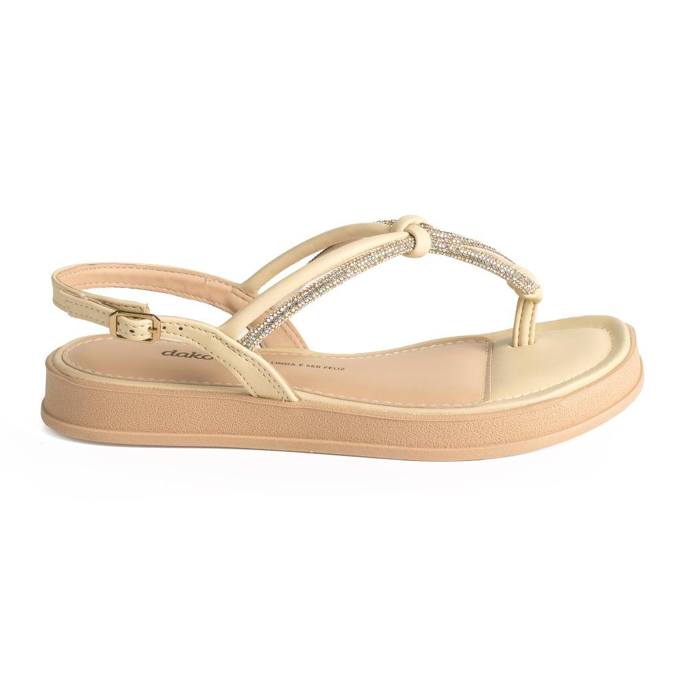 Sandália Dakota Flatform Feminina Y8774 Bege 3