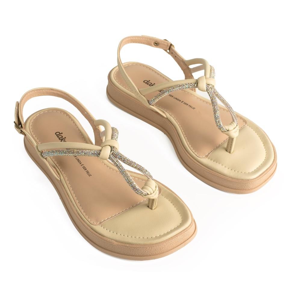 Sandália Dakota Flatform Feminina Y8774 Bege 6