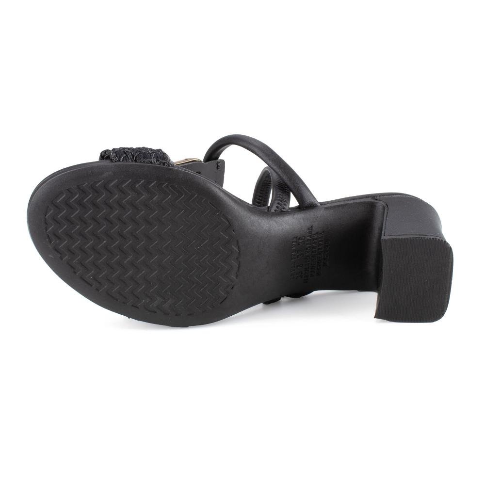 Sandália Mississipi de Salto Bloco Feminina MF921 Preto 5