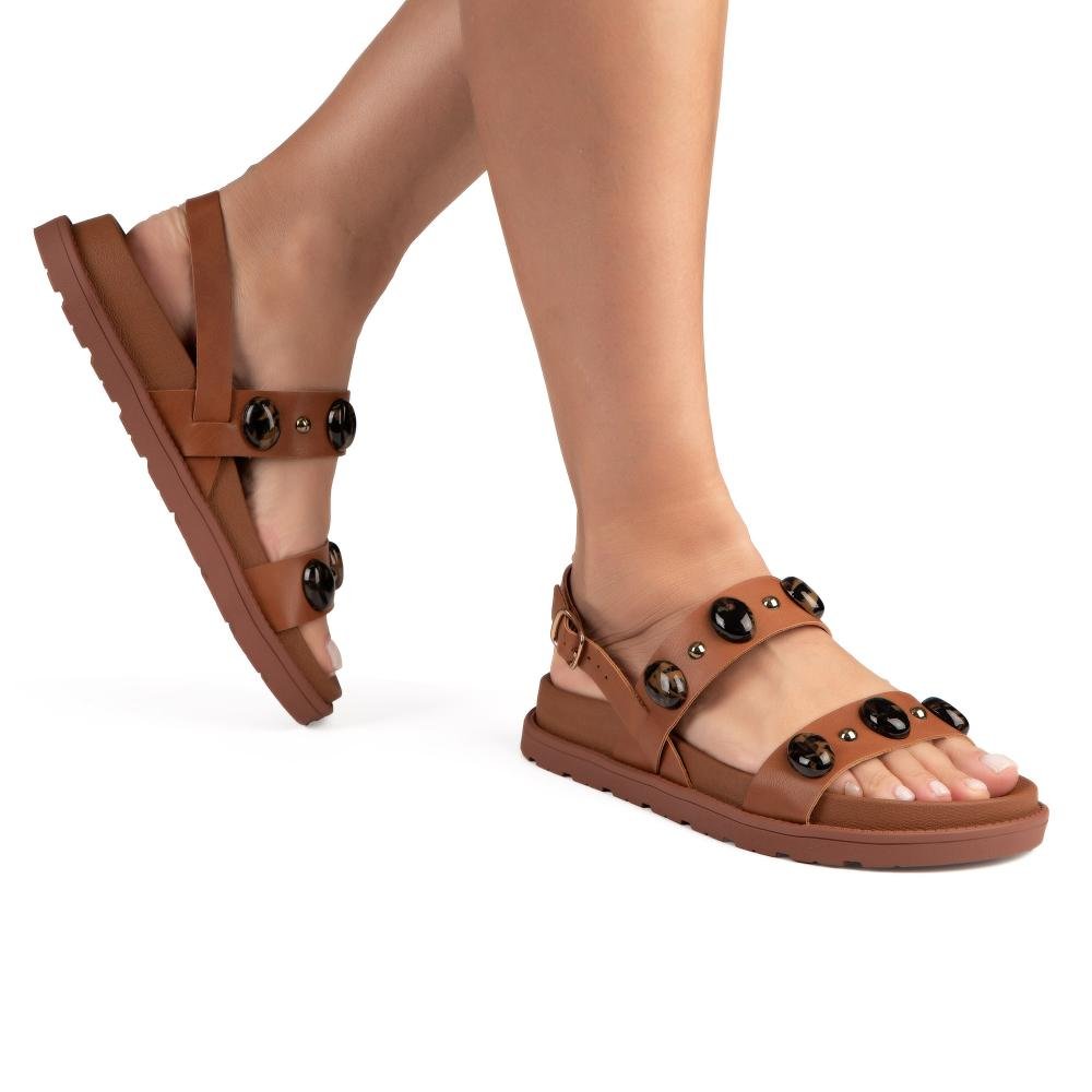 Sandália Dakota Flatform Feminina Y9162 Caramelo 2