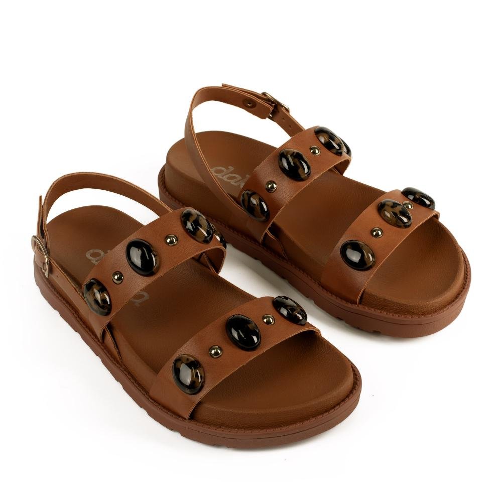 Sandália Dakota Flatform Feminina Y9162 Caramelo 6