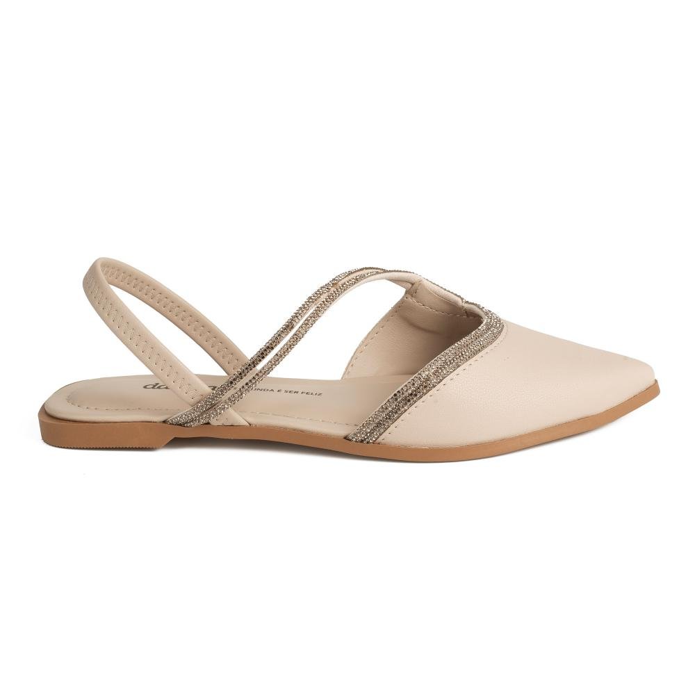 Sapatilha Dakota Com Brilhos Feminino D1052 Bege 3