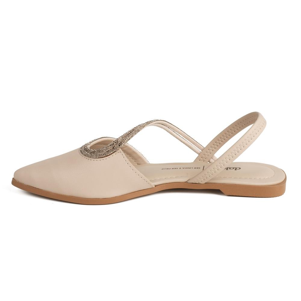 Sapatilha Dakota Com Brilhos Feminino D1052 Bege 4