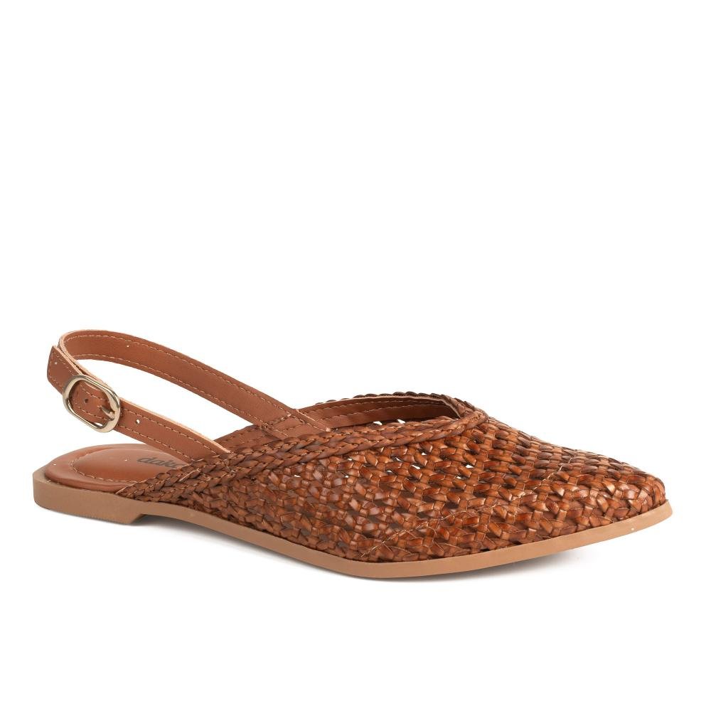 Sapatilha Dakota Slingback Feminino D1053 Caramelo 1