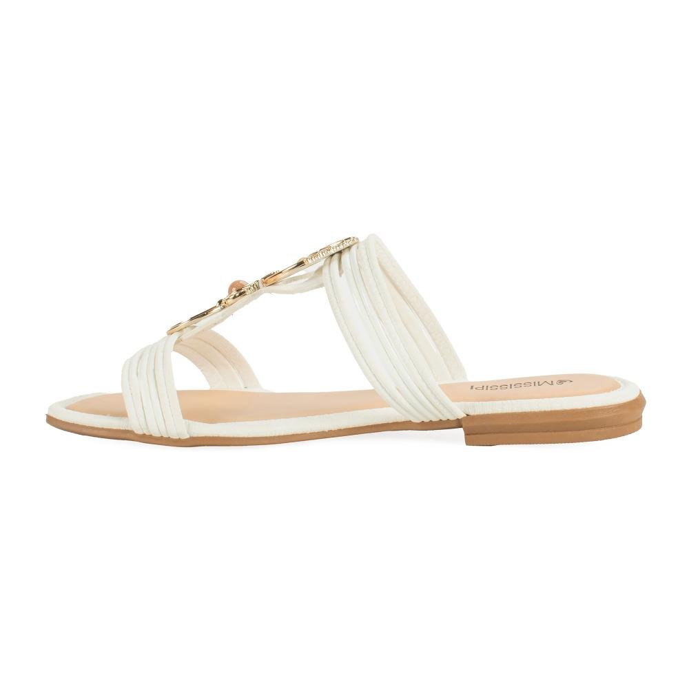 Slide Mississipi Feminina MF011 Branco 4