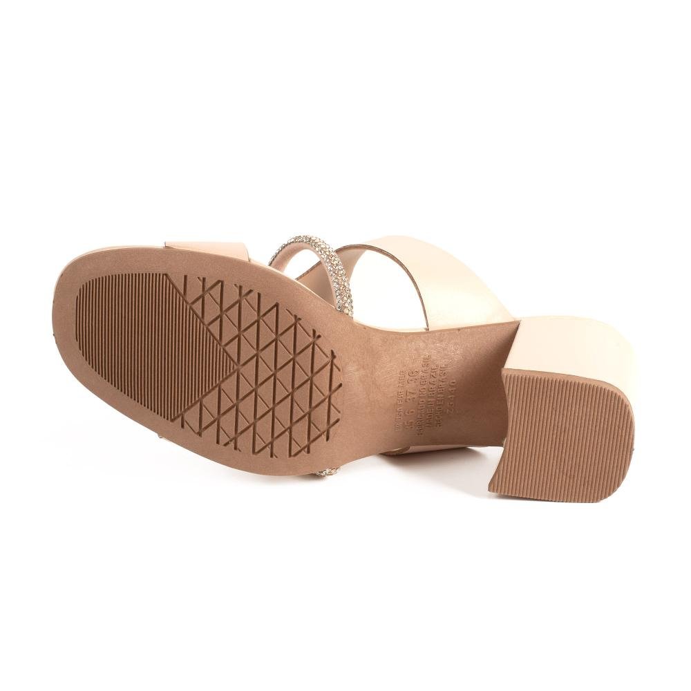 Tamanco Dakota de Salto Bloco Feminina Y9422 Rosa 5