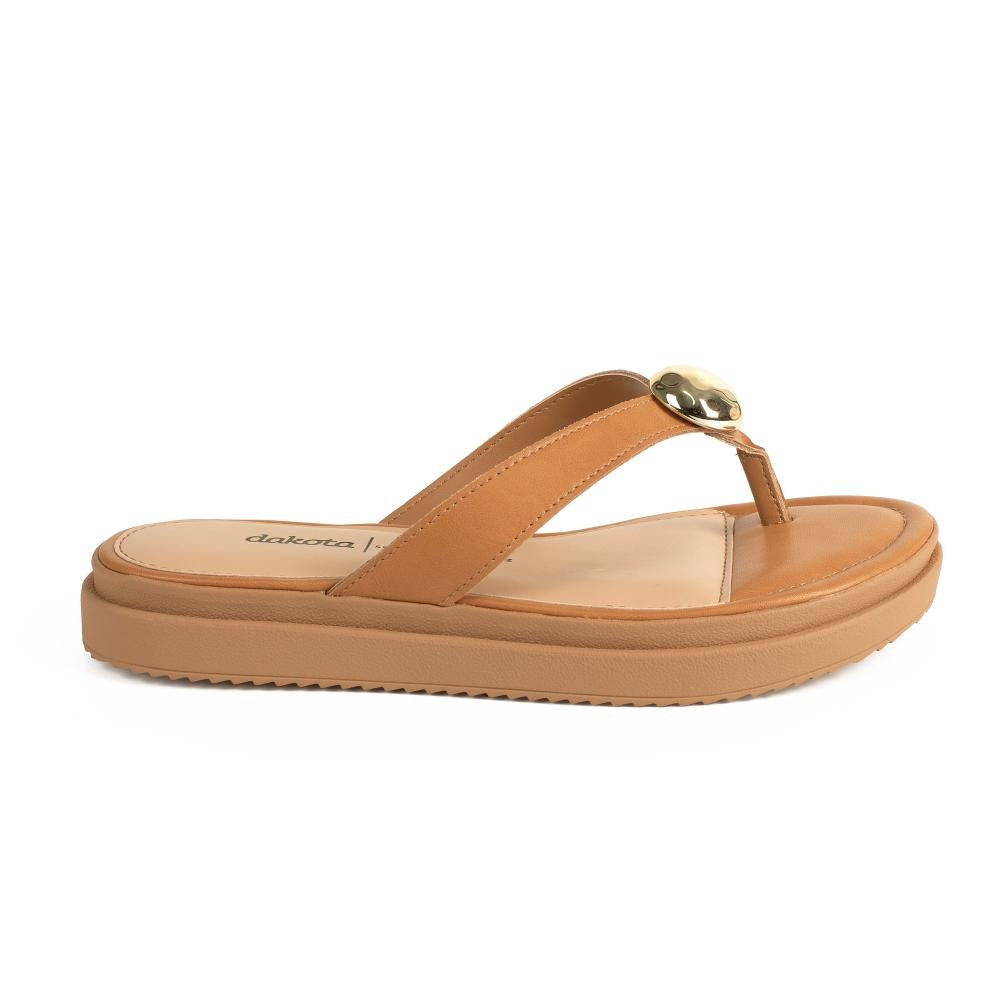 Tamanco Dakota Flatform Feminina Y9282 Caramelo 3