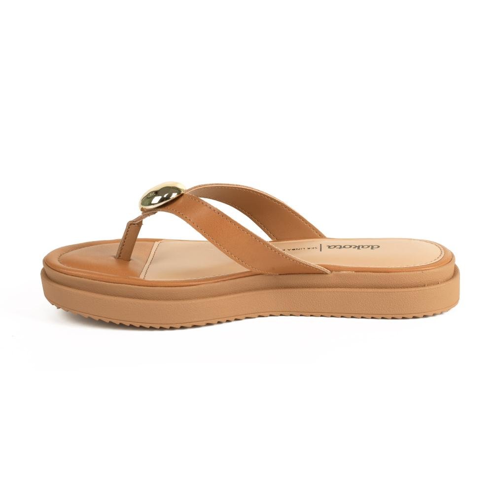 Tamanco Dakota Flatform Feminina Y9282 Caramelo 4
