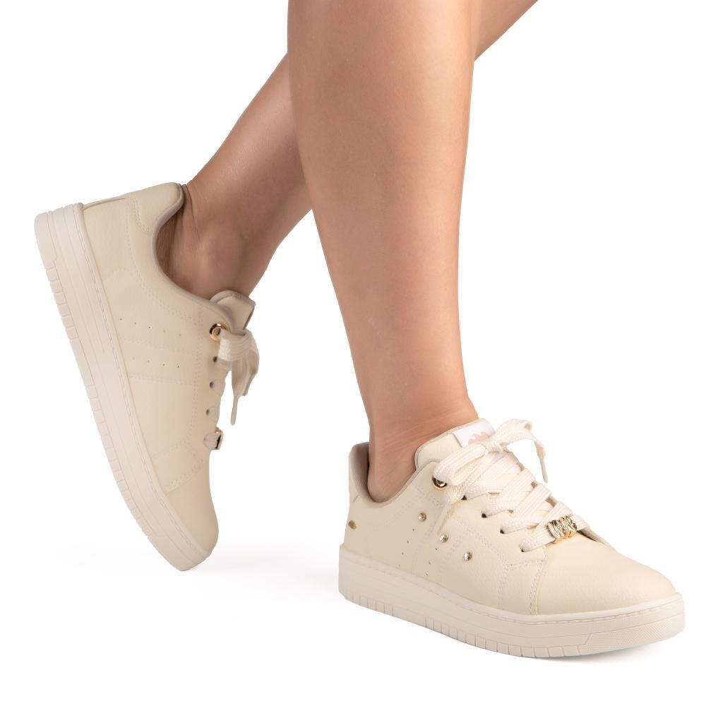 Tênis Dakota Casual Feminino DA795 Bege Claro 2