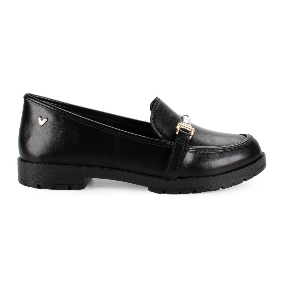 Sapato Mississipi Loafer Feminino MF952 Preto 3