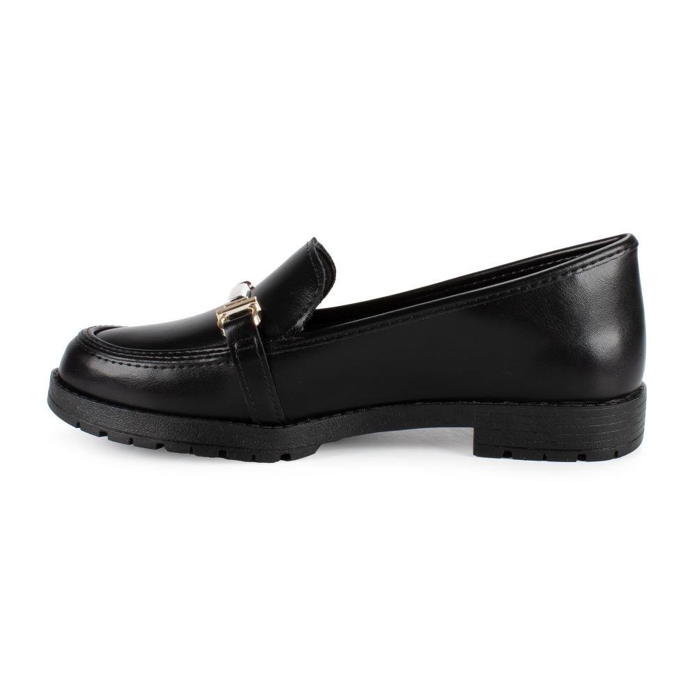 Sapato Mississipi Loafer Feminino MF952 Preto 4