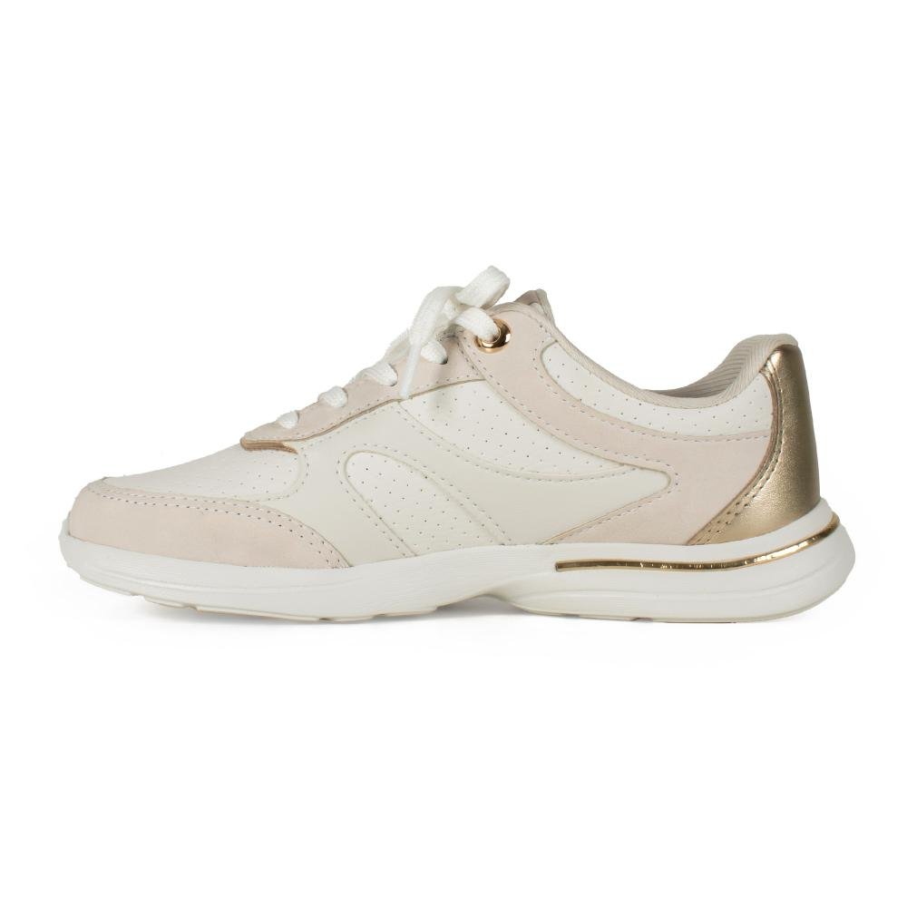Tênis Kolosh Casual Feminino C4242 Bege/Branco 4
