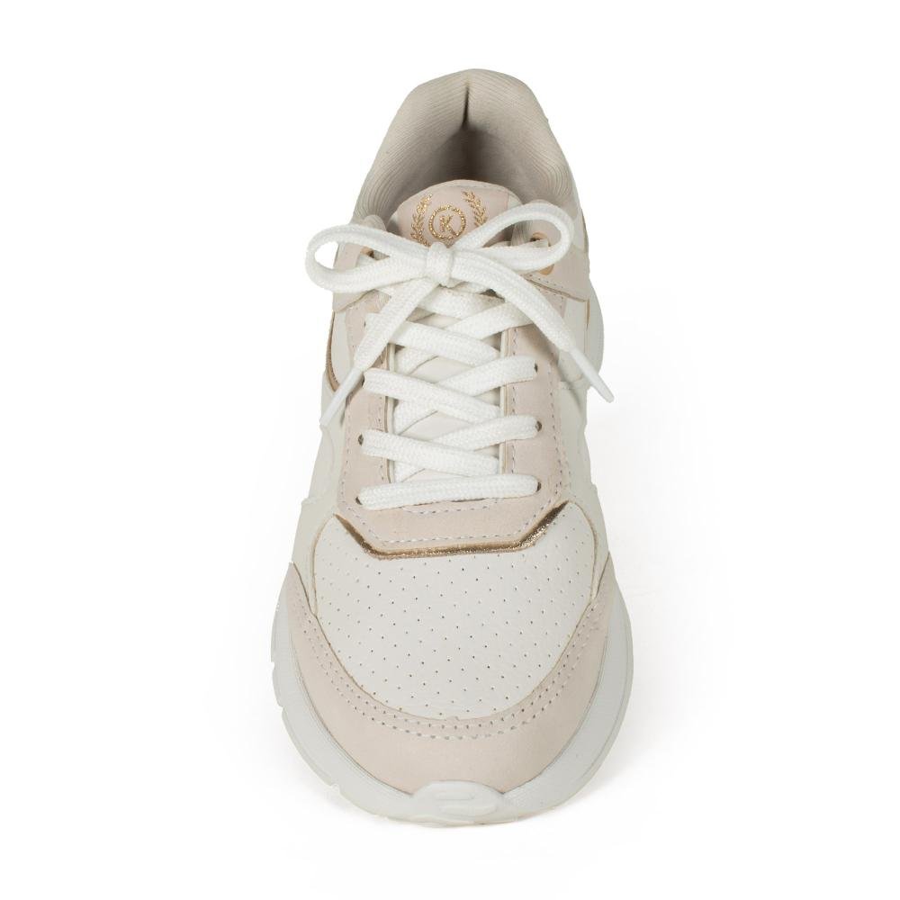 Tênis Kolosh Casual Feminino C4242 Bege/Branco 6