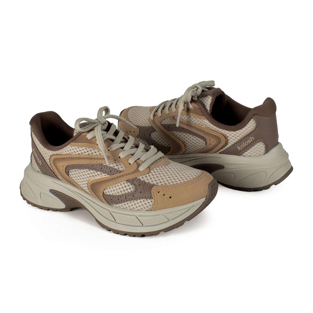 Tênis Kolosh Athletic Feminino C4261 Marrom 6