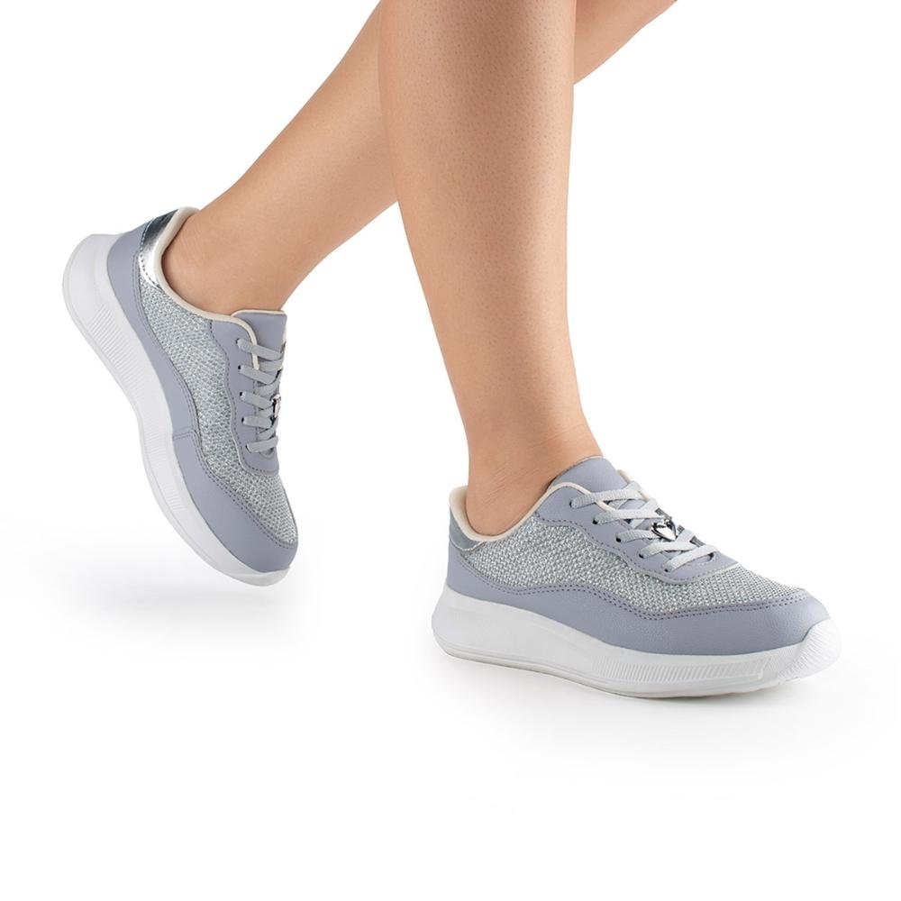 Tênis Mississipi Jogging Feminino J0012 Azul 2