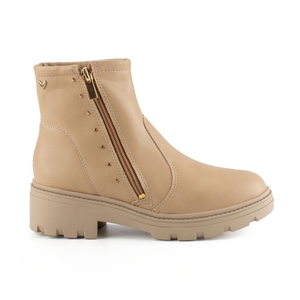 Bota Mississipi de Cano Curto Feminina MC822 Bege 2