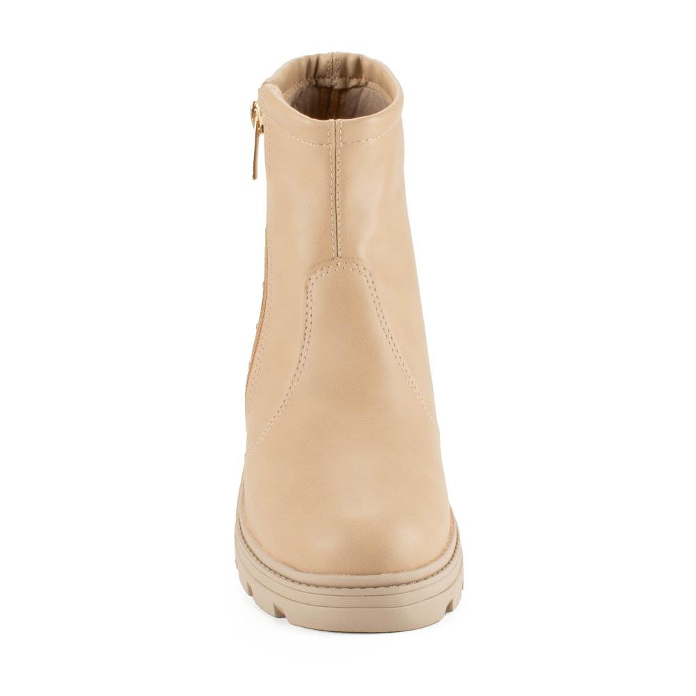 Bota Mississipi de Cano Curto Feminina MC822 Bege 5