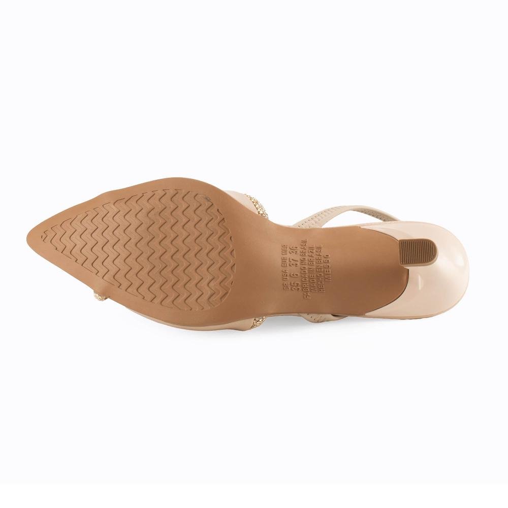 Scarpin Mississipi de Salto Alto Feminino ME913 Bege 4