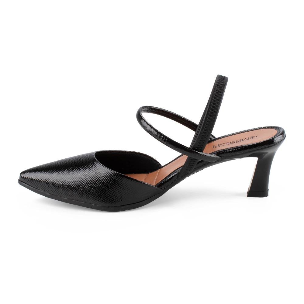 Scarpin Mississipi de Salto Alto Feminino ME912 Preto 3