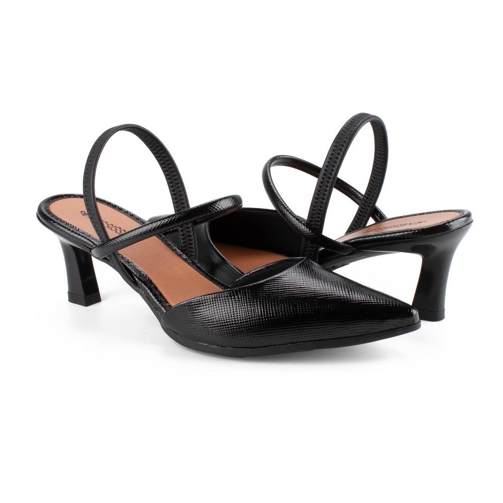 Scarpin Mississipi de Salto Alto Feminino ME912 Preto 6